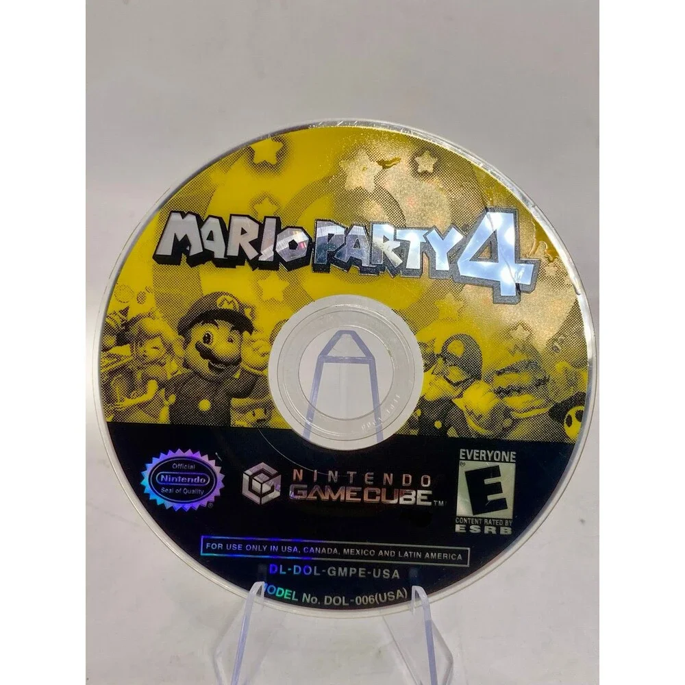 Mario Party 4 Disc Only - Tested (GameCube, 2002) Authentic MP4